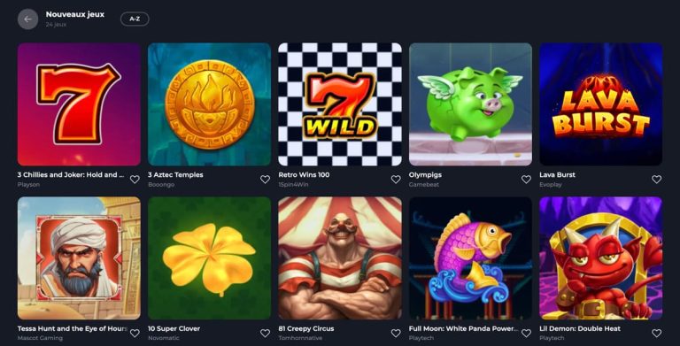 Felixspin Casino jeux